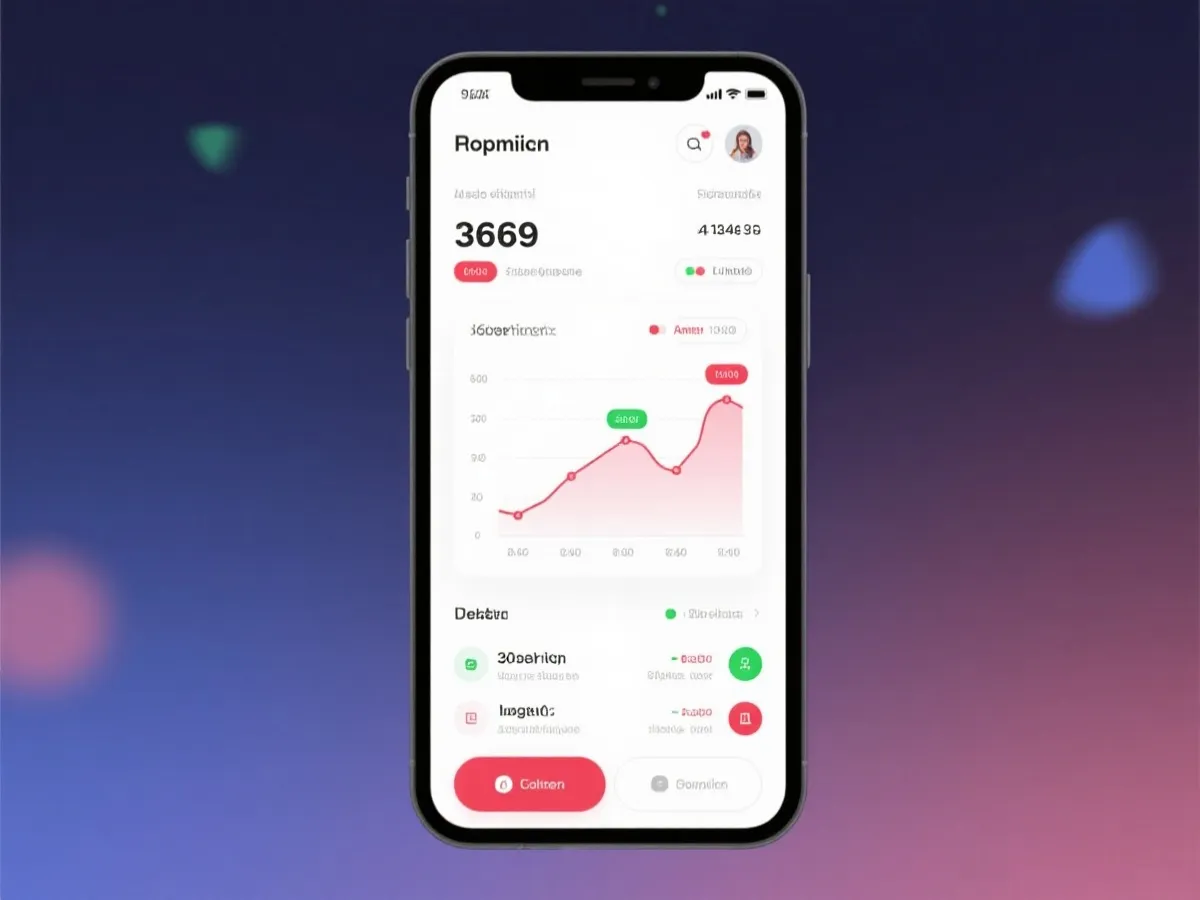 移动端数据界面预览